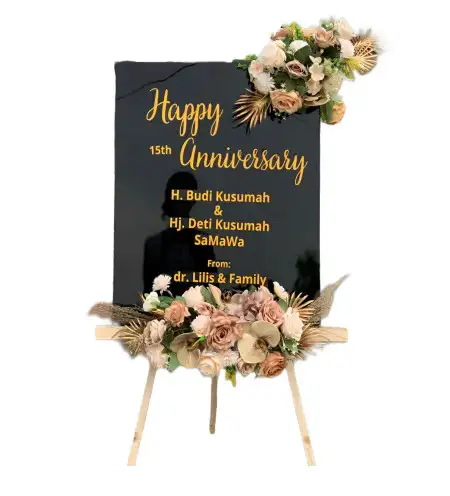 Papan Bunga Akrilik Bicak