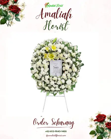 Krans Bunga Duka Bicak